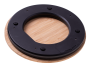 Electronic wooden kitchen scale 5 kg bamboo
