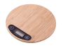 Electronic wooden kitchen scale 5 kg bamboo