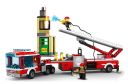 Emergency rescue fire vehicle