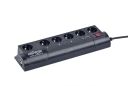EnerGenie EG-PMS2-LAN surge protector 6 AC outlet(s) 1.8 m Black