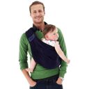 Ergonomic baby wrap - navy blue