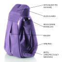 Ergonomic baby wrap - purple