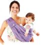 Ergonomic baby wrap - purple