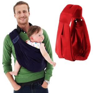 Ergonomic baby wrap - red