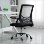 Ergonomiczny obrotowy fotel biurowy, krzesło z siatki- czarny