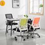 Ergonomiczny obrotowy fotel biurowy, krzesło z siatki- czarny