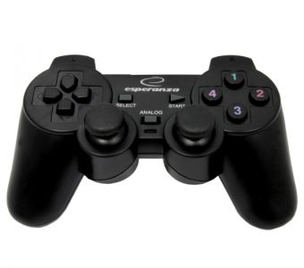 Esperanza EG102 Gaming Controller Gamepad PC,Playstation 3 Analogue / Digital USB 2.0 Black