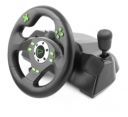 Esperanza EGW101 Gaming Controller Steering wheel Playstation,Playstation 3 Digital USB Black,Green Unpacked