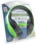 Esperanza EH138G headphones/headset Head-band Black,Green