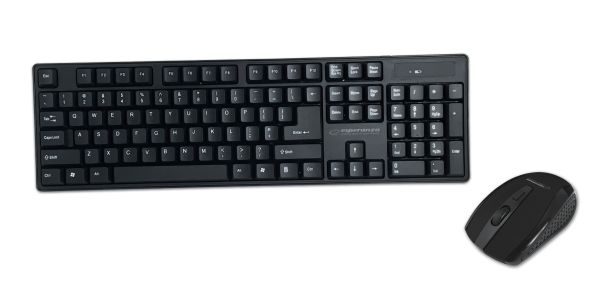 Esperanza EK135 Wireless set Keyboard with mouse Black