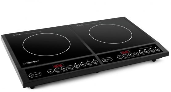 Esperanza EKH008 hob Black Countertop Zone induction hob 2 zone(s) Unpacked Unpacked