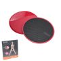 Exercise sliding discs - red