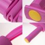 Expander device for exercising the muscles of the legs, abdomen, thighs - pink