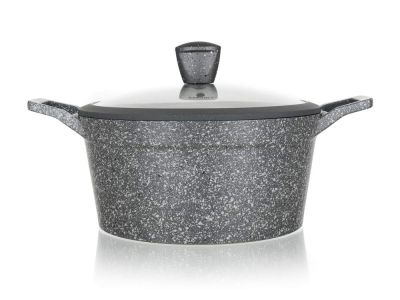 Extruded aluminium pot GRANITE 28 cm 6.4 l