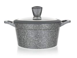 Extruded aluminum pot GRANITE 20 cm 2.5l