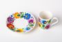 Filiżanka FOLKSTAR Basia espresso set 2szt. łowicka