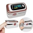 Finger pulse oximeter - white and gold