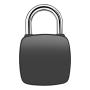 Fingerprint padlock with fingerprint reader 