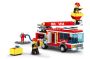 Fire truck with elevating platform