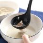 Floating ladle with a stand - white