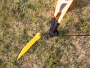 Fold-out soccer goal big