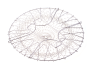 Foldable basket, strainer for frying or cooking