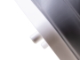 Foldable bowl / sink with drain - white and gray 