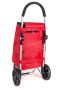 Foldable shopping bag 98 x 48 x 36 cm, red