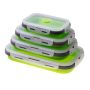 Foldable silicone food container 4 pcs 
