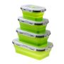Foldable silicone food container 4 pcs 