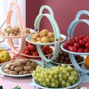Folding cake and fruit plate - mint