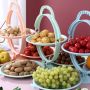 Folding cake and fruit plate - mint