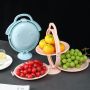 Folding cake and fruit plate - pink
