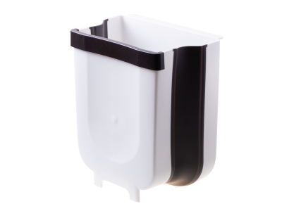 Folding dustbin - white