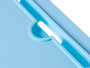 Folding laptop breakfast table - blue