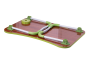 Folding laptop breakfast table - green