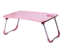 Folding laptop breakfast table - pink 