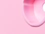 Folding laptop breakfast table - pink 