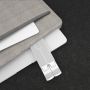 Folding laptop stand - white
