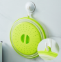 Folding lid / silicone cover for microwave oven - green