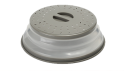 Folding lid / silicone cover for microwave oven - grey