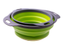 Folding silicone strainer for the sink