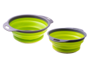Folding silicone strainer for the sink