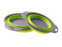 Folding silicone strainer for the sink