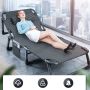 Folding travel bed BUSINESS, camping, canoe PREMIUM 75 cm - gray 2