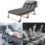 Folding travel bed BUSINESS, camping, canoe PREMIUM 75 cm - gray 2