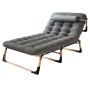 Folding travel bed BUSINESS, camping, canoe PREMIUM 75 cm - gray 2