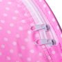 Folding travel cot with mosquito net- pink
