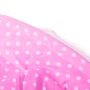 Folding travel cot with mosquito net (with mat) - pink