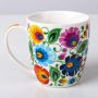 FOLKSTAR mug Stefania Łowicka white
